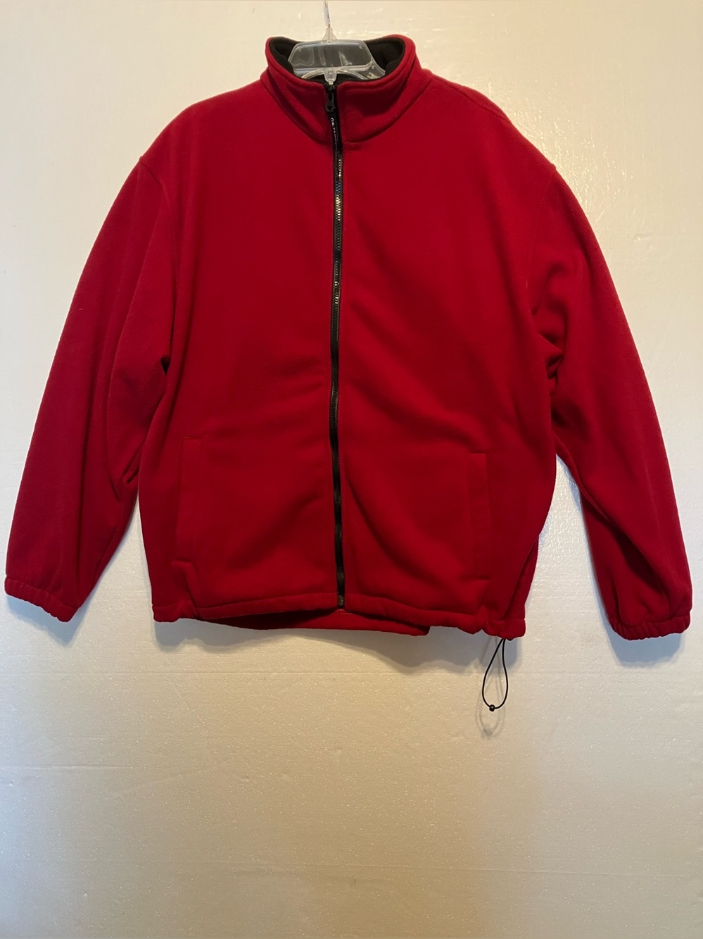 Princess Cruise New Men’s XL Red Fleece Jacket Full Zip large graphic